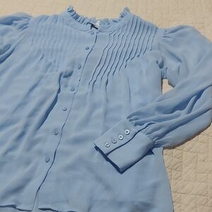 Calvin Klein Sky Blue Women's Blouse